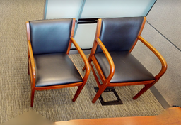 [#B9-6] Black guest chair