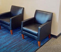 [#B12-7] Black lounge chair