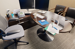 [#E6-1] L-shaped desk
