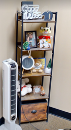 [#D3-8]  Metal bookcase + Drawer