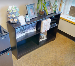 [#D2-9] Double compartment 3 shelf bookcase