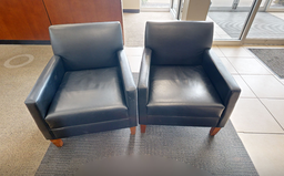 [#B12-6] Black lounge chair