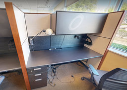 [#00-3] 1 ped desk workstation