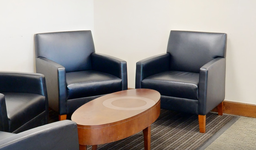 [#B12-6] Black lounge chair