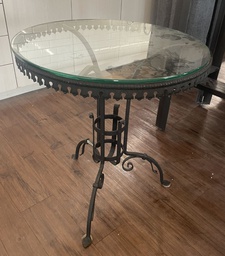 [#C2-pic_007] Glass top side table