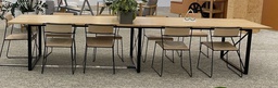 [#C4-pic_013] Long wood top table