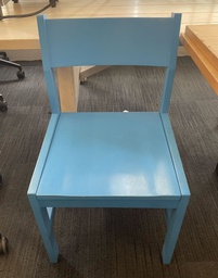 [#B9-pic_031] Blue wooden chairs