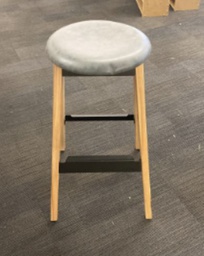 [#B1-pic_038] Bar height cushioned stool