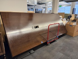 [#C6-pic_045] 12'L x 5'W Conference table (dissasembled)