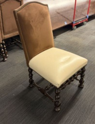 [#B9-pic_046] Brown suede &amp; leather chair