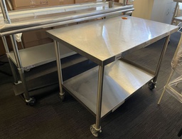 [#C1-pic_059] Metal table on casters