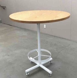 [#C2-pic_098] 42" Diameter Bar height flip-top table