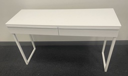[#E2-pic_108] White desk w/drawers