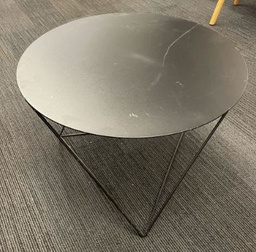 [#C11-pic_129] Black metal side table