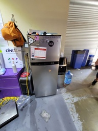 [#G10-107] Refrigerator, Stainless steel with black trim, 24' x    24" x   60"Ht