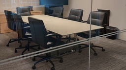 [#B5-Chicago Table] Leather Chairs