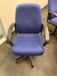 [#B13-23] BLUE TASK CHAIR-D3