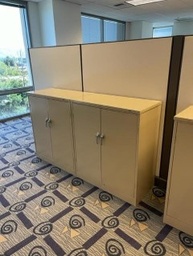[#00-48] BEIGE INVESCO STORAGE CABINETS-E5