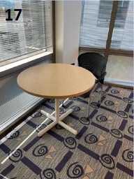 [#C9-77] ROUND MAPLE TABLE-E5