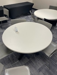 [#C9-73] White Round Tables