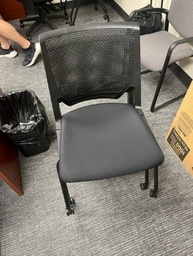 [#B4-88] Rolling Black Chairs