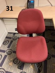 [#B13-31] RED TASK CHAIR