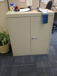 [#D31-11] Metal 2 Door Cabinet 18" x 36" x 41"