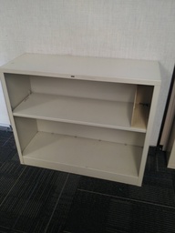 [#D1-21] 2 Shelf Metal Bookcase - 13" x 35" x 29"