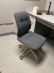 [#B12-16] Charcoal Mid Back Chair