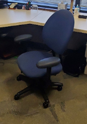 [#B13-70] Blue Task Chair