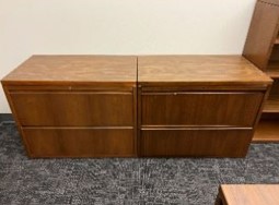 [#00-24] Wood File Cabinets
