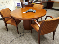 [#C9-94] Round Wood Table, 48"