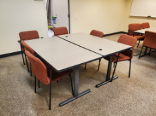 [#C8-131] Bronze Laminate Folding Table, 5’ x 30”