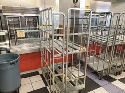 [#D26-169] Rolling Metal Shelving, 28" x 44" x 70"