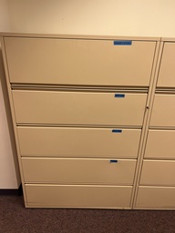 [#D12-20] 5 lateral cabinet 42" wide