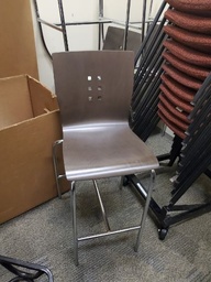 [#B4-234] Dark Brown Café Chair