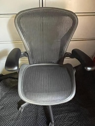 [#B13-36] Task Chair - Black, Mesh, Herman Miller
