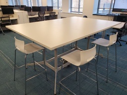 [#C5-309] Rectangular Standing Height Table. 7.5' x 5'