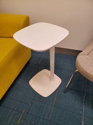 [#C11-328] White Side Table