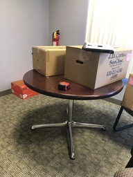 [#C9-4] Round Wooden Table (42")