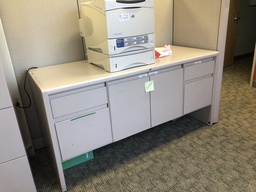 [#D8-9] Printer Tables (5'x25") with Storage