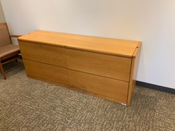 [#D5-120] Double Lateral Credenza w/ Laminate Top
2 - 36W 2-Drawer Lateral Files w/ 18x72 Laminate Top