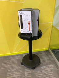 [#00-4] Plasticware Dispenser, Rotating, Medium