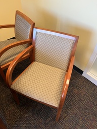 [#B8-20] Cherry side chairs wood arm