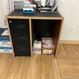 [#D30-13] Trash/recycle cabinet