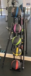 [#L1] Set of 5 weighted balls with rack