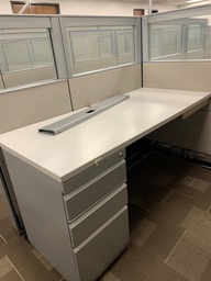 [#A2-43] Workstation with Desk and Ped on Left