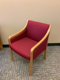 [#B8-GP35 Pic # (50)] Guest Chair, Post Leg, Upholstered Seat and Back, with Arms