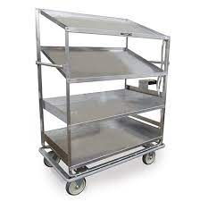 [#D27-125] Cart - Angled shelves **Photo Representative**