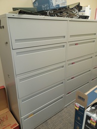 [#D8-5] HON 5 drawer 42" wide lateral file